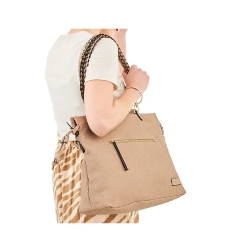 Rieker Damen Handtasche beige S13  H1509-64