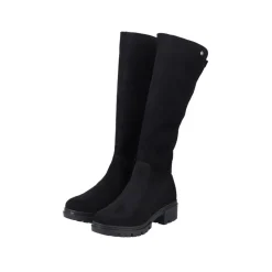 Rieker Damen Hochschaftstiefel mit Warmfutter in schwarz S23 76890-00