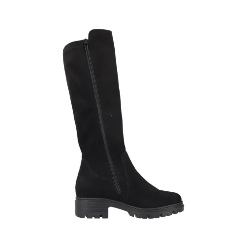 Rieker Damen Hochschaftstiefel mit Warmfutter in schwarz S23 76890-00