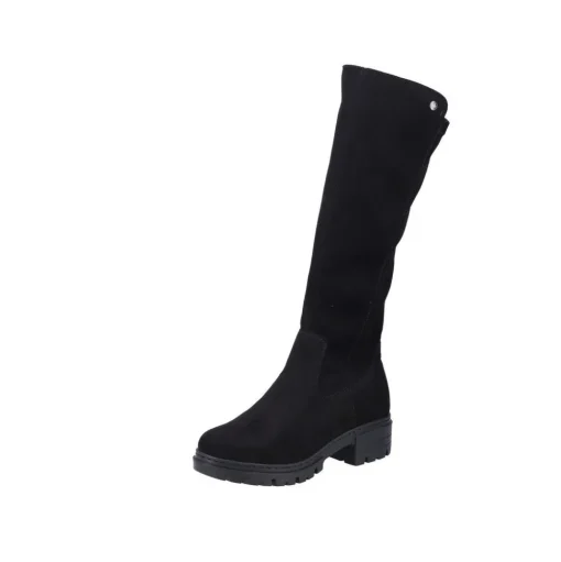 Rieker Damen Hochschaftstiefel mit Warmfutter in schwarz S23 76890-00