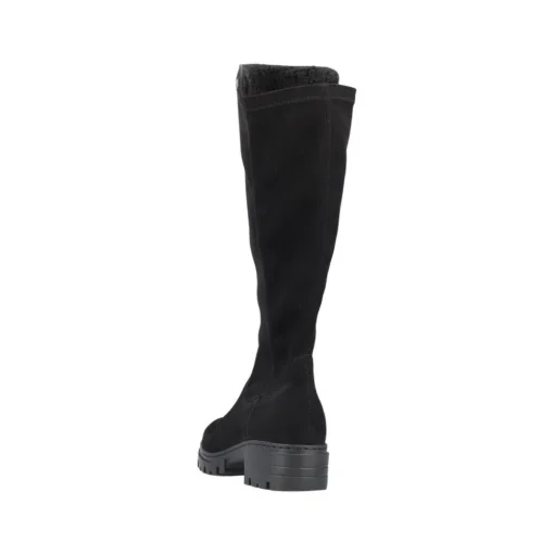 Rieker Damen Hochschaftstiefel mit Warmfutter in schwarz S23 76890-00