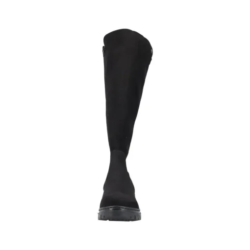 Rieker Damen Hochschaftstiefel mit Warmfutter in schwarz S23 76890-00
