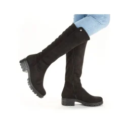 Rieker Damen Hochschaftstiefel mit Warmfutter in schwarz S23 76890-00