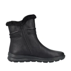 Rieker Damen Kurzstiefel Wechselfußbett, TEX-Membran schwarz S23 Z0070-00