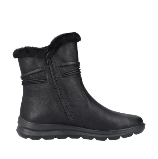 Rieker Damen Kurzstiefel Wechselfußbett, TEX-Membran schwarz S23 Z0070-00