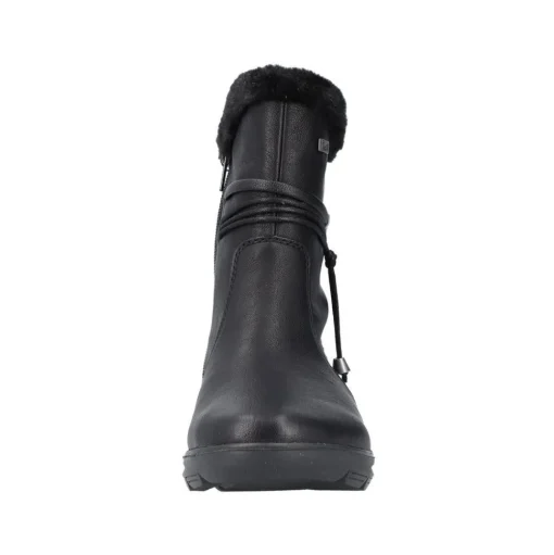 Rieker Damen Kurzstiefel Wechselfußbett, TEX-Membran schwarz S23 Z0070-00