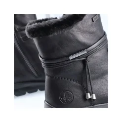 Rieker Damen Kurzstiefel Wechselfußbett, TEX-Membran schwarz S23 Z0070-00