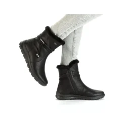 Rieker Damen Kurzstiefel Wechselfußbett, TEX-Membran schwarz S23 Z0070-00