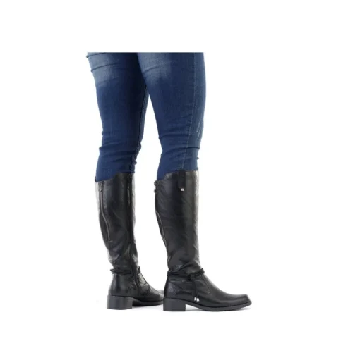Rieker Damen Langschaftstiefel Vario-Schaft schwarz S23 Z7361-00