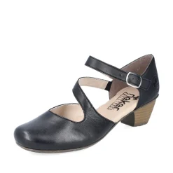 Rieker Damen Pumps glanzschwarz  S13  41780-00