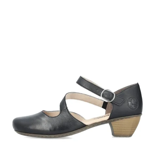Rieker Damen Pumps glanzschwarz  S13  41780-00