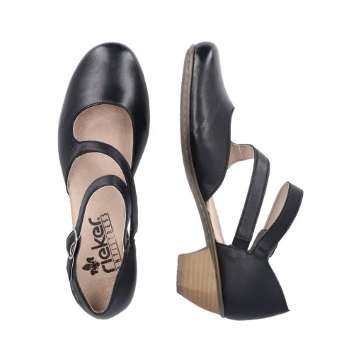 Rieker Damen Pumps glanzschwarz  S13  41780-00