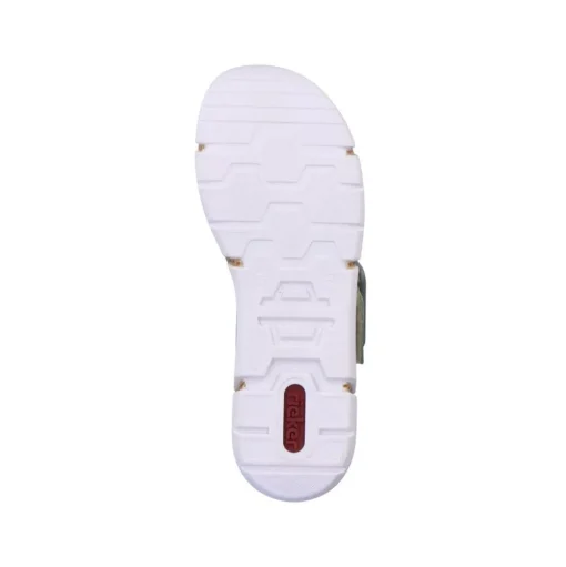 Rieker Damen Riemchensandalen mintgrün Keilabsatz S13  V2350-52