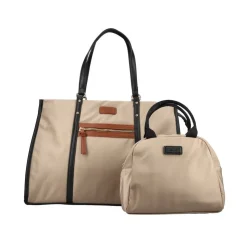 Rieker Damen Shopper mit kleiner Tasche beige S23 H1542-62