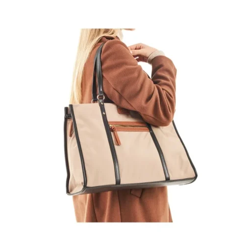 Rieker Damen Shopper mit kleiner Tasche beige S23 H1542-62