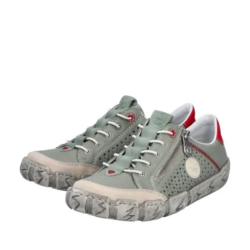 Rieker Damen Slipper grün S15 L0355-52