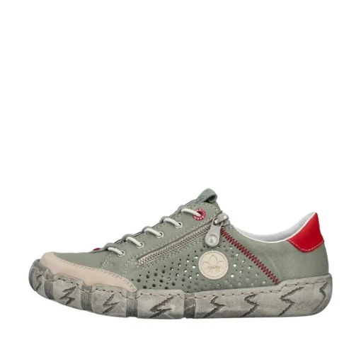 Rieker Damen Slipper grün S15 L0355-52
