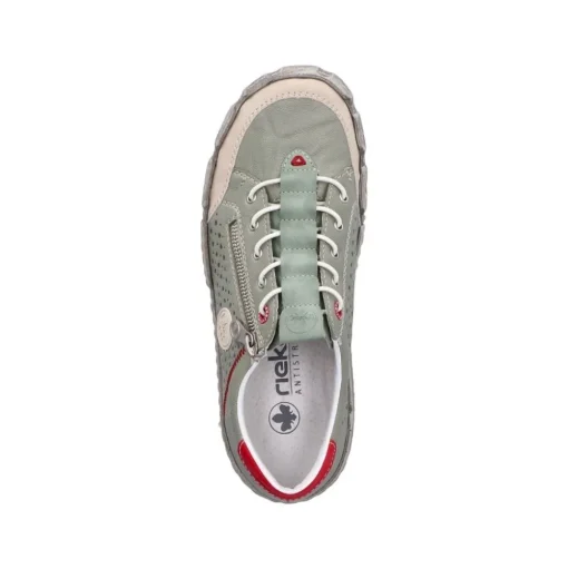 Rieker Damen Slipper grün S15 L0355-52