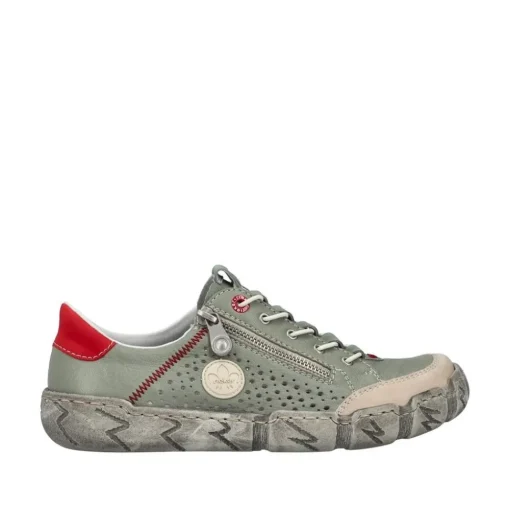 Rieker Damen Slipper grün S15 L0355-52