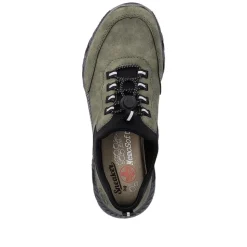 Rieker Damen Slipper Schnellschnürung grün S23 M6058-54