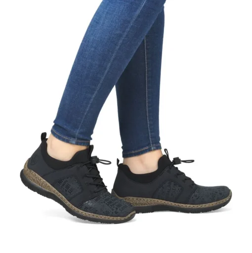 Rieker Damen Slipper Schnellschnürung S24 N3295-14