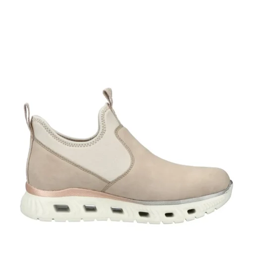 Rieker Damen Slipper weiß Memosoft-Sohle Komfortweite S23 M6053-62