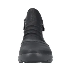 Rieker Damen Stiefelette Warmfutter Wechselfußbett schwarz S23 Z0051-01