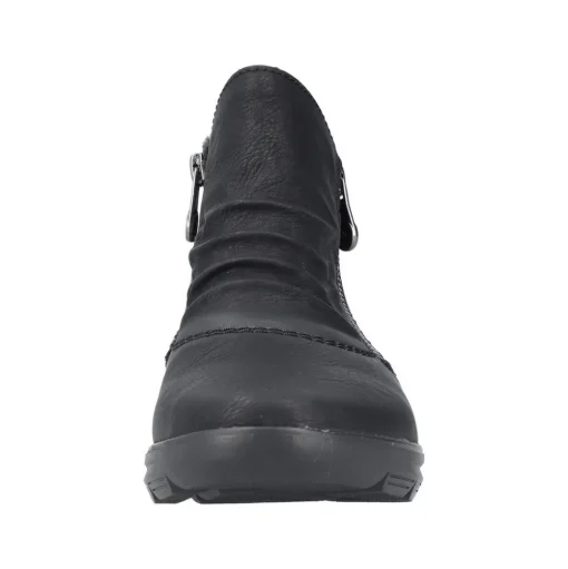 Rieker Damen Stiefelette Warmfutter Wechselfußbett schwarz S23 Z0051-01