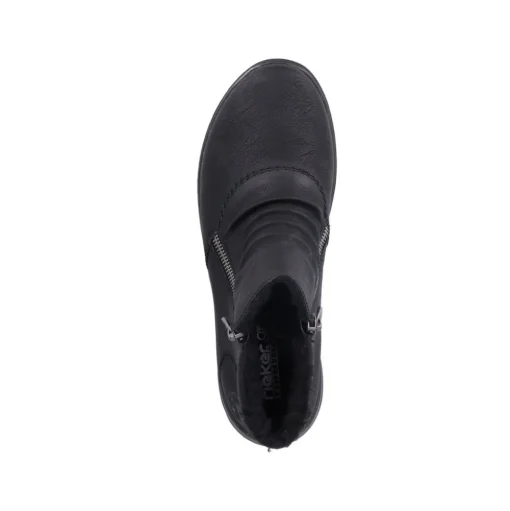 Rieker Damen Stiefelette Warmfutter Wechselfußbett schwarz S23 Z0051-01