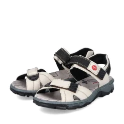 Rieker Damen Trekkingsandalen perlweiß S13  68851-80