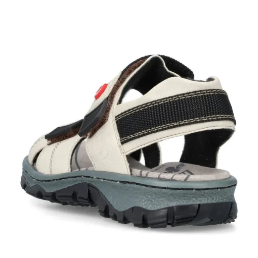 Rieker Damen Trekkingsandalen perlweiß S13  68851-80