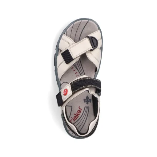 Rieker Damen Trekkingsandalen perlweiß S13  68851-80