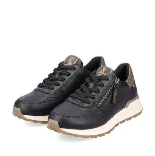 Rieker Evolution Damen Sneaker low Leder Wechselfußbett schwarz S24 W0604-00