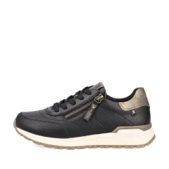 Rieker Evolution Damen Sneaker low Leder Wechselfußbett schwarz S24 W0604-00