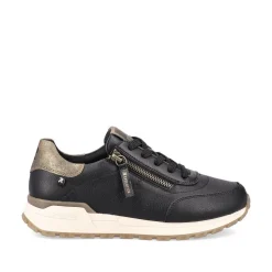 Rieker Evolution Damen Sneaker low Leder Wechselfußbett schwarz S24 W0604-00