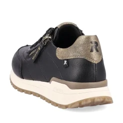 Rieker Evolution Damen Sneaker low Leder Wechselfußbett schwarz S24 W0604-00