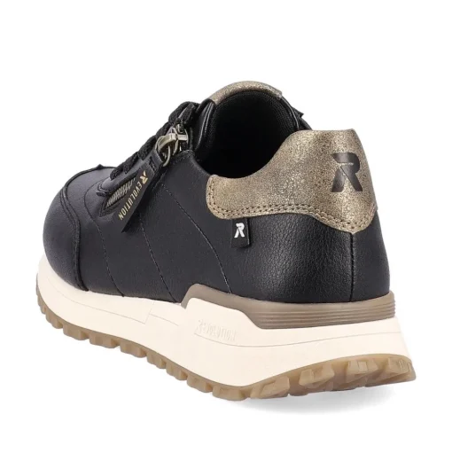 Rieker Evolution Damen Sneaker low Leder Wechselfußbett schwarz S24 W0604-00