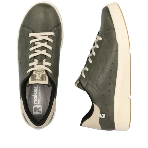 Rieker EVOLUTION Damen Sneaker khaki grey S23  41902-52