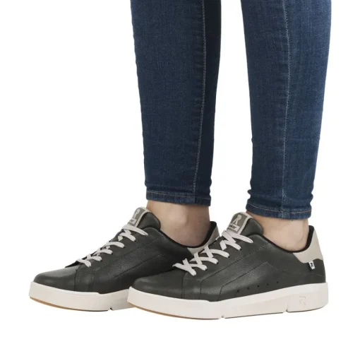 Rieker EVOLUTION Damen Sneaker khaki grey S23  41902-52