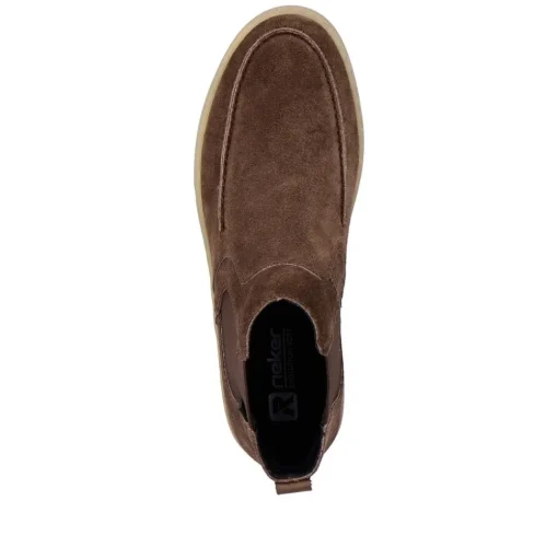 Rieker Evolution Herren Chelsea- Boots Rauleder Wechselfußbett braun S23 U0761-25