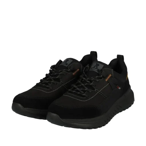 Rieker Evolution Herren Sneaker Rauleder TEX- Membran Wechselfußbett Komfortweite schwarz S23 U0100-00