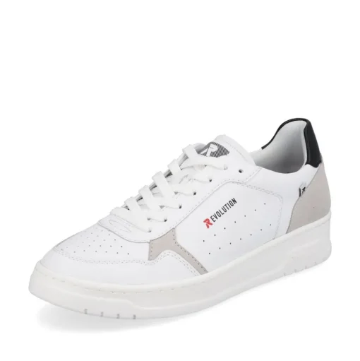 Rieker Evolution Herren Sneaker Leder weiß S13 U0401-81