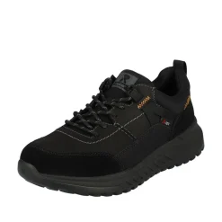 Rieker Evolution Herren Sneaker Rauleder TEX- Membran Wechselfußbett Komfortweite schwarz S23 U0100-00
