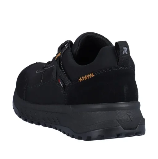 Rieker Evolution Herren Sneaker Rauleder TEX- Membran Wechselfußbett Komfortweite schwarz S23 U0100-00