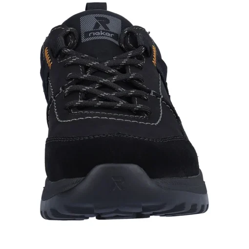 Rieker Evolution Herren Sneaker Rauleder TEX- Membran Wechselfußbett Komfortweite schwarz S23 U0100-00