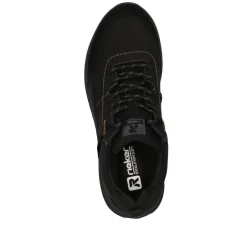 Rieker Evolution Herren Sneaker Rauleder TEX- Membran Wechselfußbett Komfortweite schwarz S23 U0100-00
