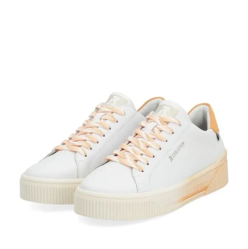 Rieker EVOLUTION Sneaker weiss aprikot S14 W0704-81