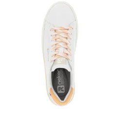 Rieker EVOLUTION Sneaker weiss aprikot S14 W0704-81
