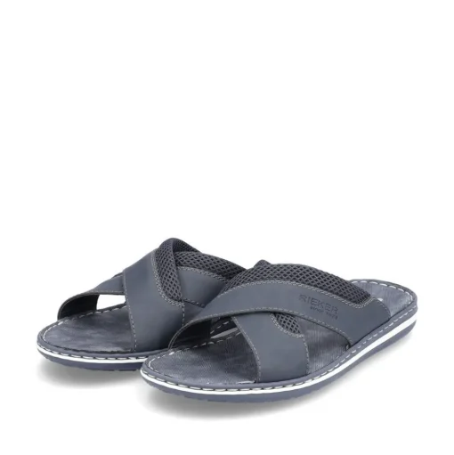 Rieker Herren Pantoletten marineblau S13  21090-14