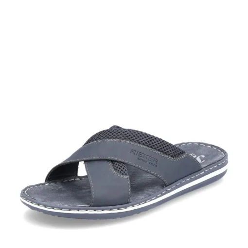 Rieker Herren Pantoletten marineblau S13  21090-14
